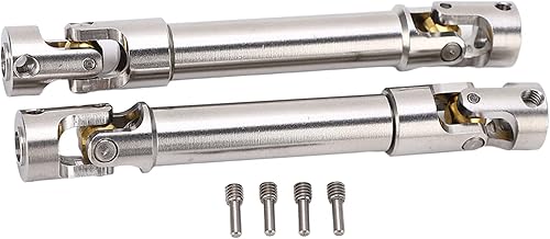 Miniatura 6 de Juego de eje de transmisión a control remoto, 2 piezas de eje de transmisión RC M4 seis dientes RC eje de transmisión para 110 RC Crawler (3.583 in)