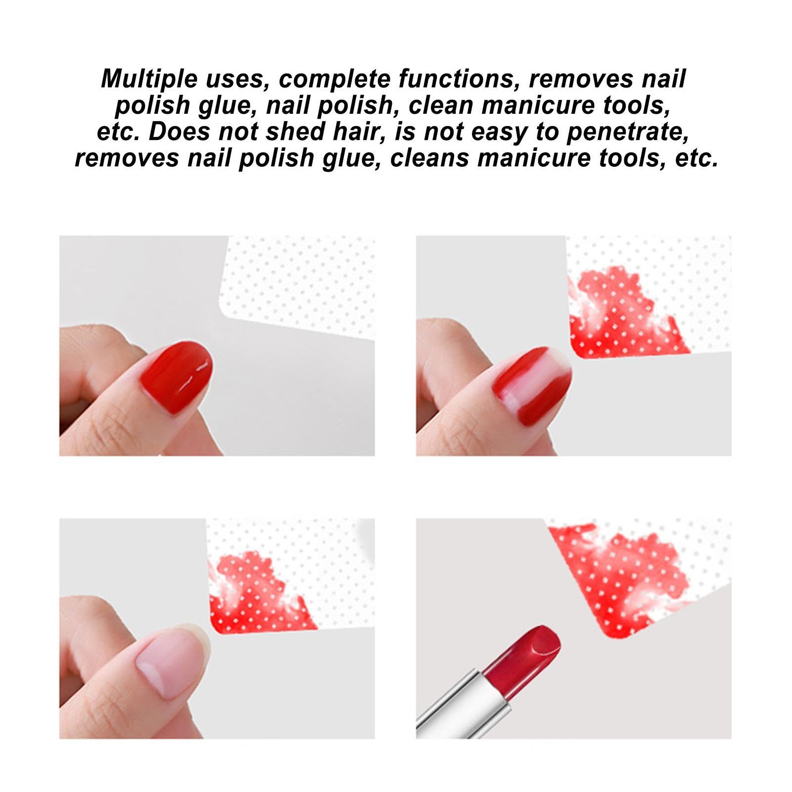 Salviette per unghie senza pelucchi, salviette per unghie senza pelucchi | Forniture per salone di bellezza, per rimuovere lo smalto in gel super