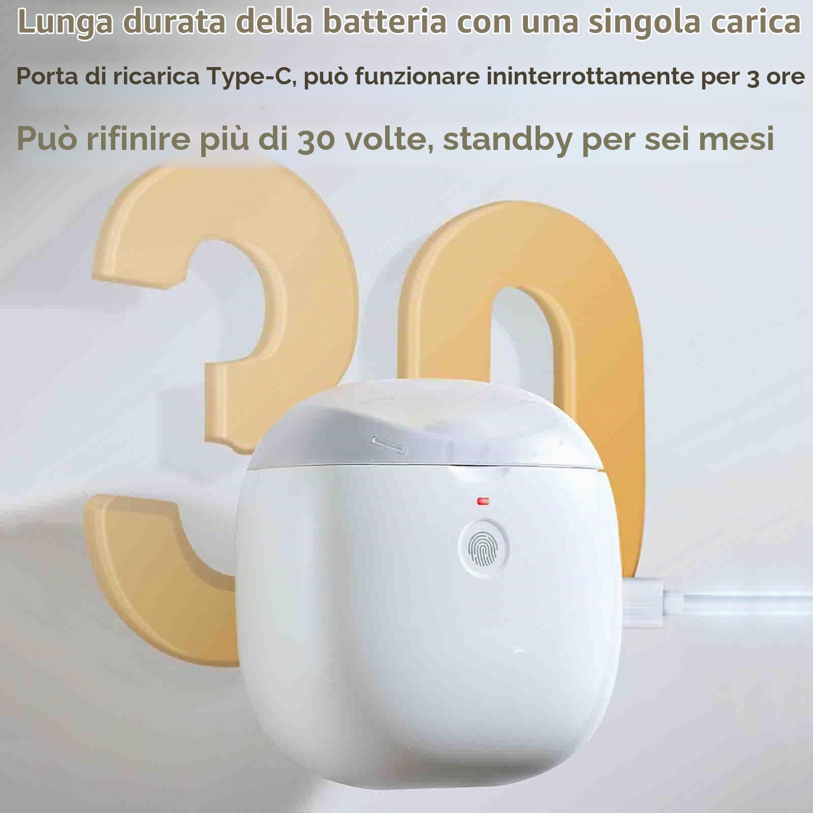 Tagliaunghie Elettrico Automatico Uomo Professionale Taglia Unghie Per Piedi Per Mani Tronchesino Unghie Lima Per Unghie Manicure Automatica Silenziosa Ricaricabile (64x64x32mm,white)