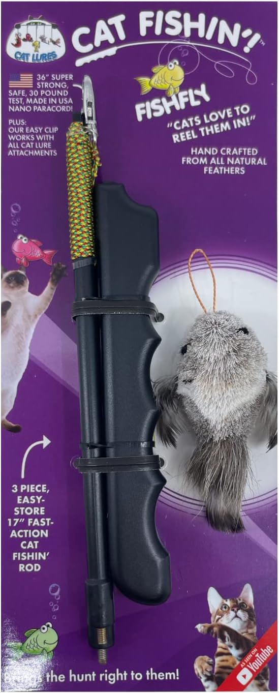 GoCat Cat Lures Cat Fishin Fishfly (3 Piece Rod