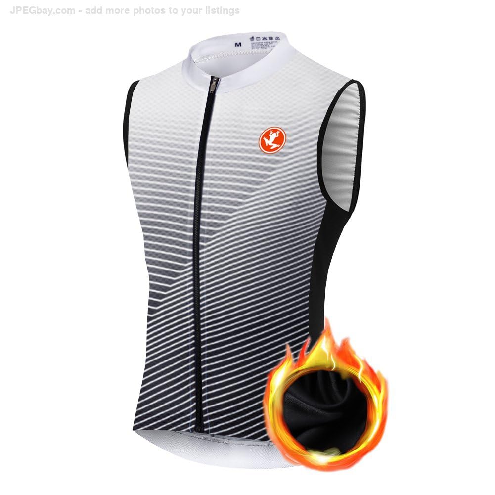 Ugly Frog Gilet Ciclismo Invernale Uomo Leggero Traspirante Antivento Giacca Bicicletta Abbigliamento Sportivo Senza Maniche