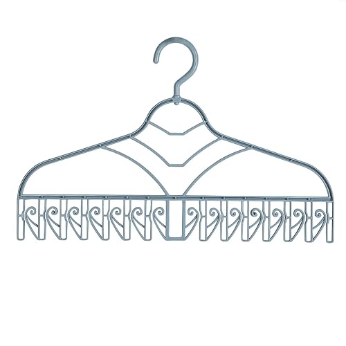 Pilipane Percha de secado de ropa con clip en forma de V, colgador de clips de calcetines a prueba de viento, estante de secado de ropa antienredos