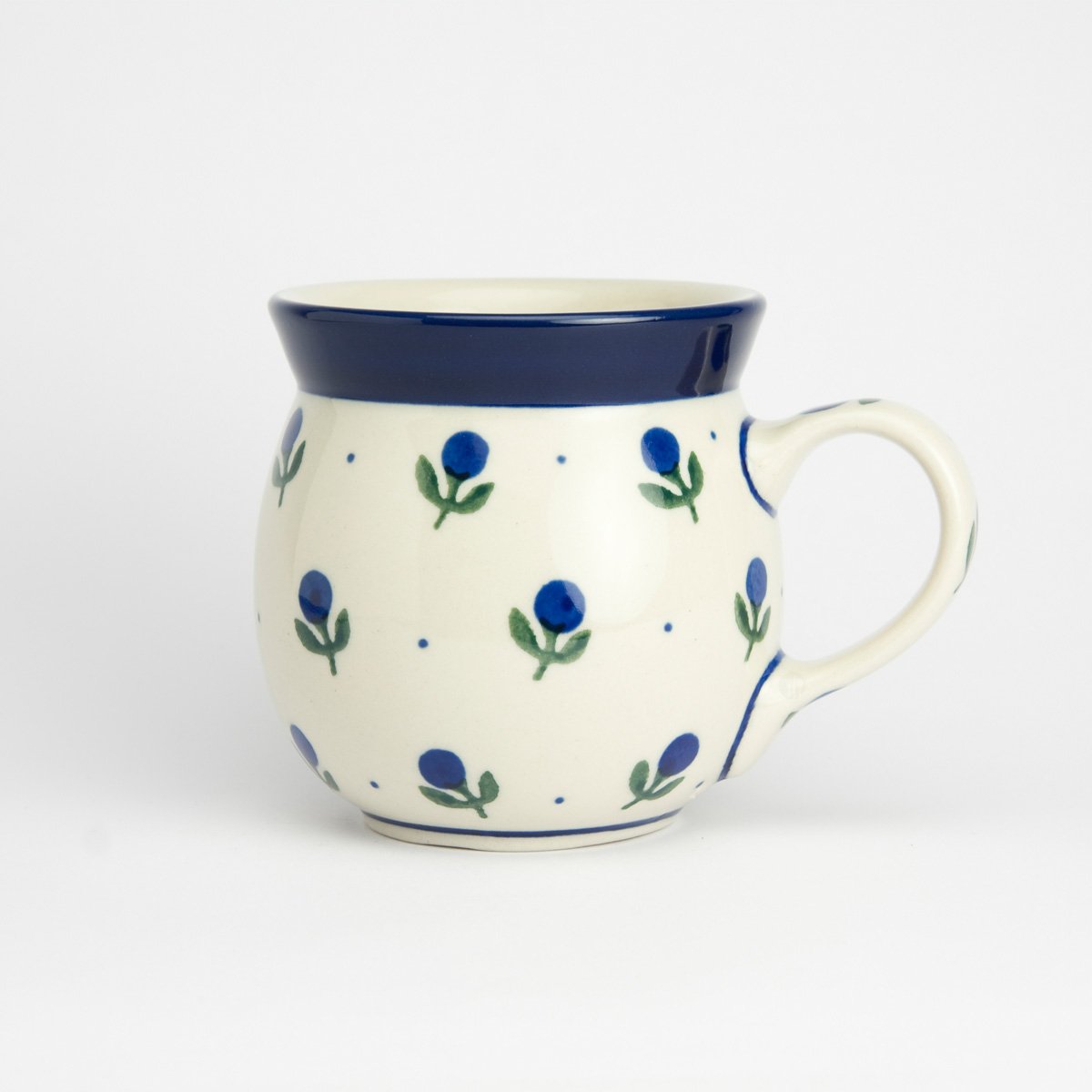 Arty Farty Polish Pottery 210ml Lady Mug - Sloeberry