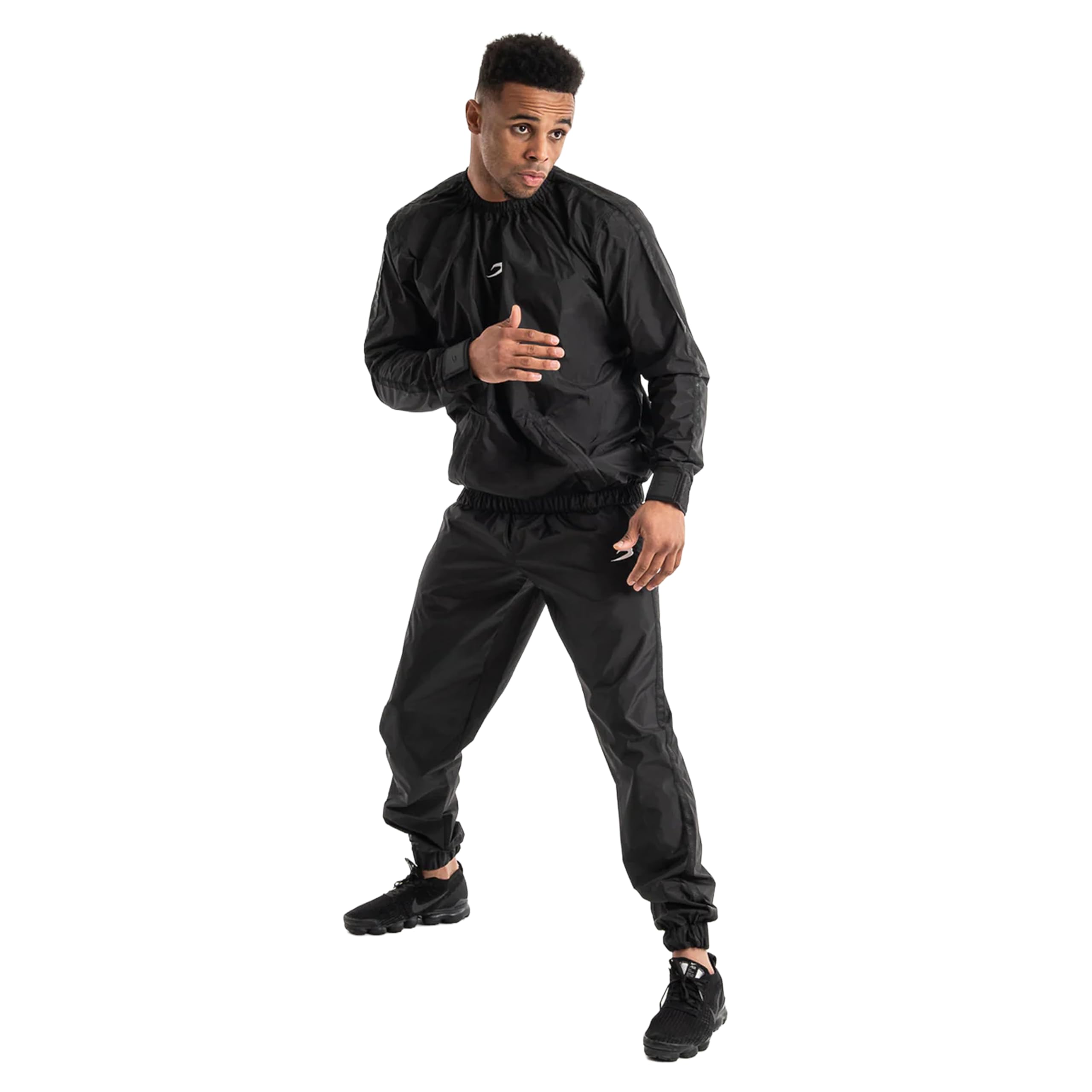 BOXRAW Hagler Sauna Suit 2.0 - Black - 2XL - Sweat Suit for Boxing & MMA - Top & Bottoms - Professional Non Rip Weight Loss Training Gear - Multiple World Champion Tested & Waterproof Zipped Pockets