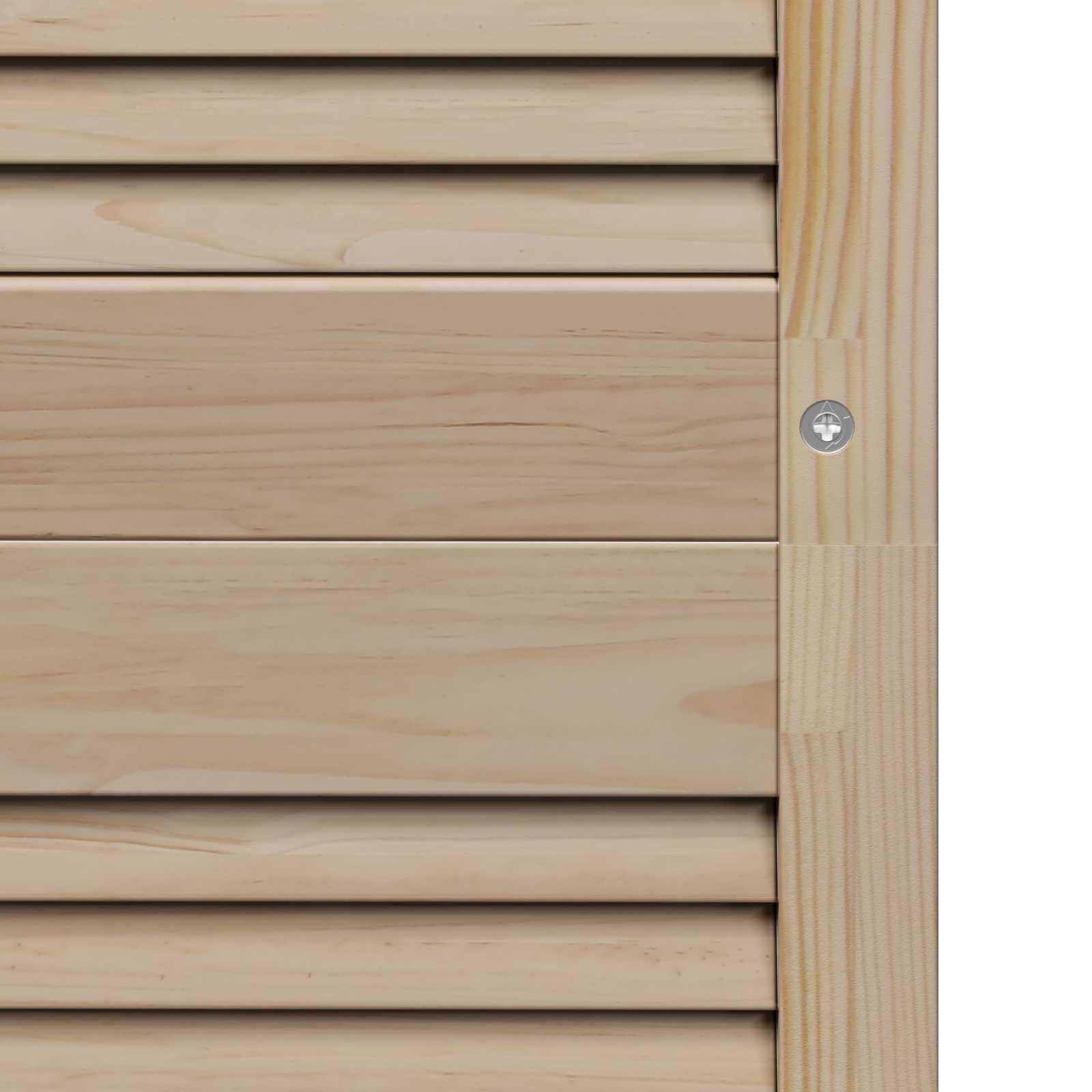 Genérico Puerta de Armario con Puerta 4 pcs Natural 140.5 x 2 x 59.5 cm,Bricolaje,Accesorios de Bricolaje,Ferretería para armarios,Puertas de armarios-3394498