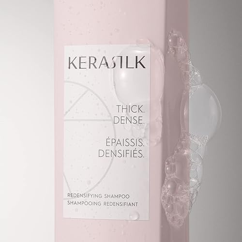 Miniatura 3 de KERASILK Champú Redensificante  Deja el cabello con una sensación más voluminosa y gruesa  Rellena el cabello en la raíz para mechones de aspecto