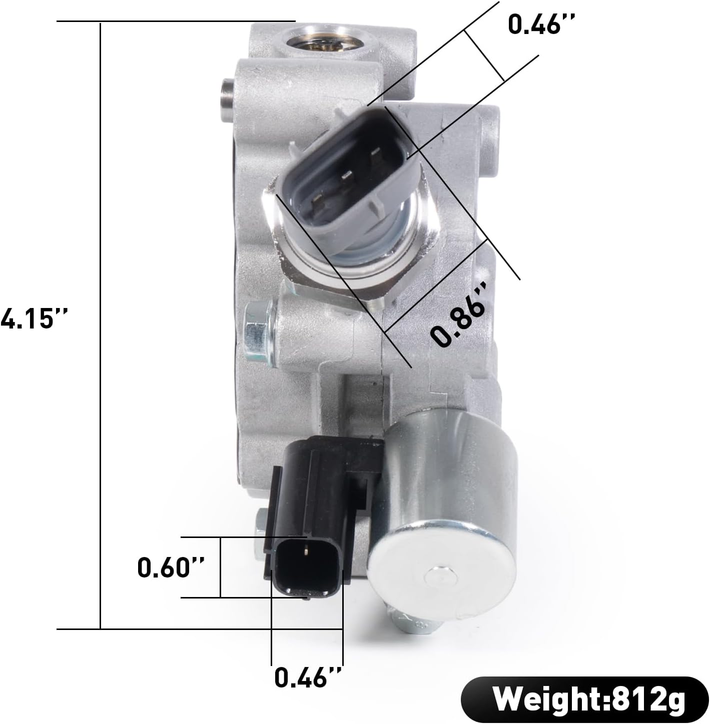 15810RKBJ01 Variable Valve Timing VVT Solenoid Actuator Compatible with Honda Accord 2005 2006 2007 2.4L 3.0L,Odyssey 2005 2006 20073.5L,Pilot 2006 2007 2008 3.5L.