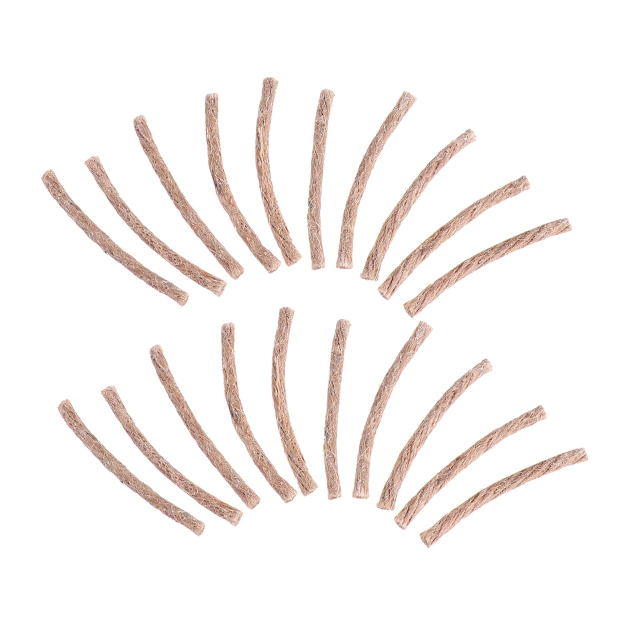 CIMAXIC 30pcs Beeswax Twine Wick Rope for Campfire Survival Fire Starter Rope Wicks