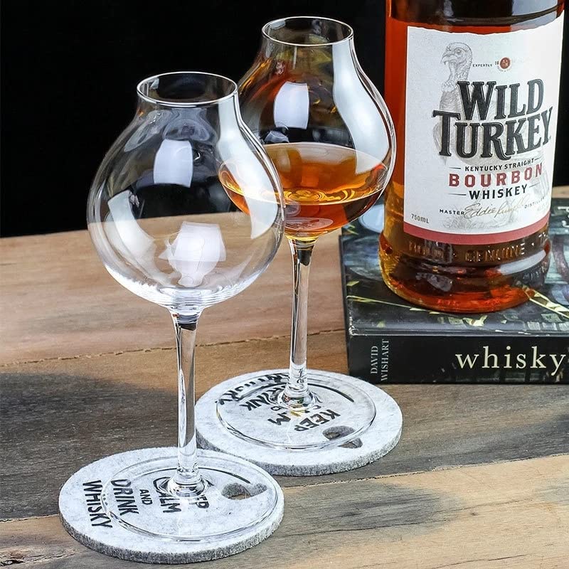 Copa de Vino de Cristal, 2 uds., licuadora Profesional, Vaso de Whisky, tulipán, Copa de Cristal for Whisky, Copas de degustación de Vino