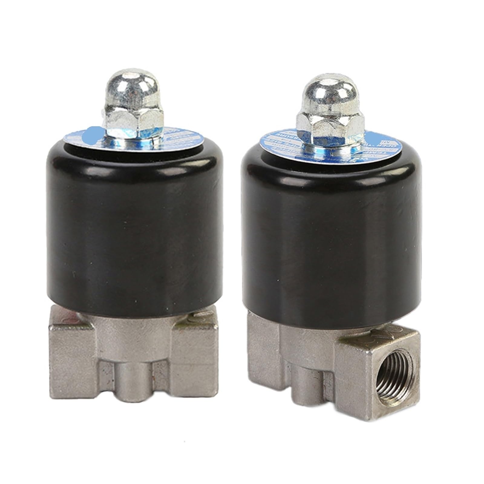 Électrovanne 1/4 normalement fermée inox DN8 vanne solénoïde 120V eau air