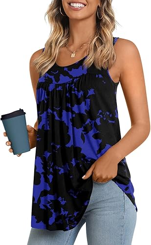 LONGYUAN - Camisetas sin mangas de verano para mujer, estilo informal, sin mangas, holgadas, tallas S-4XL