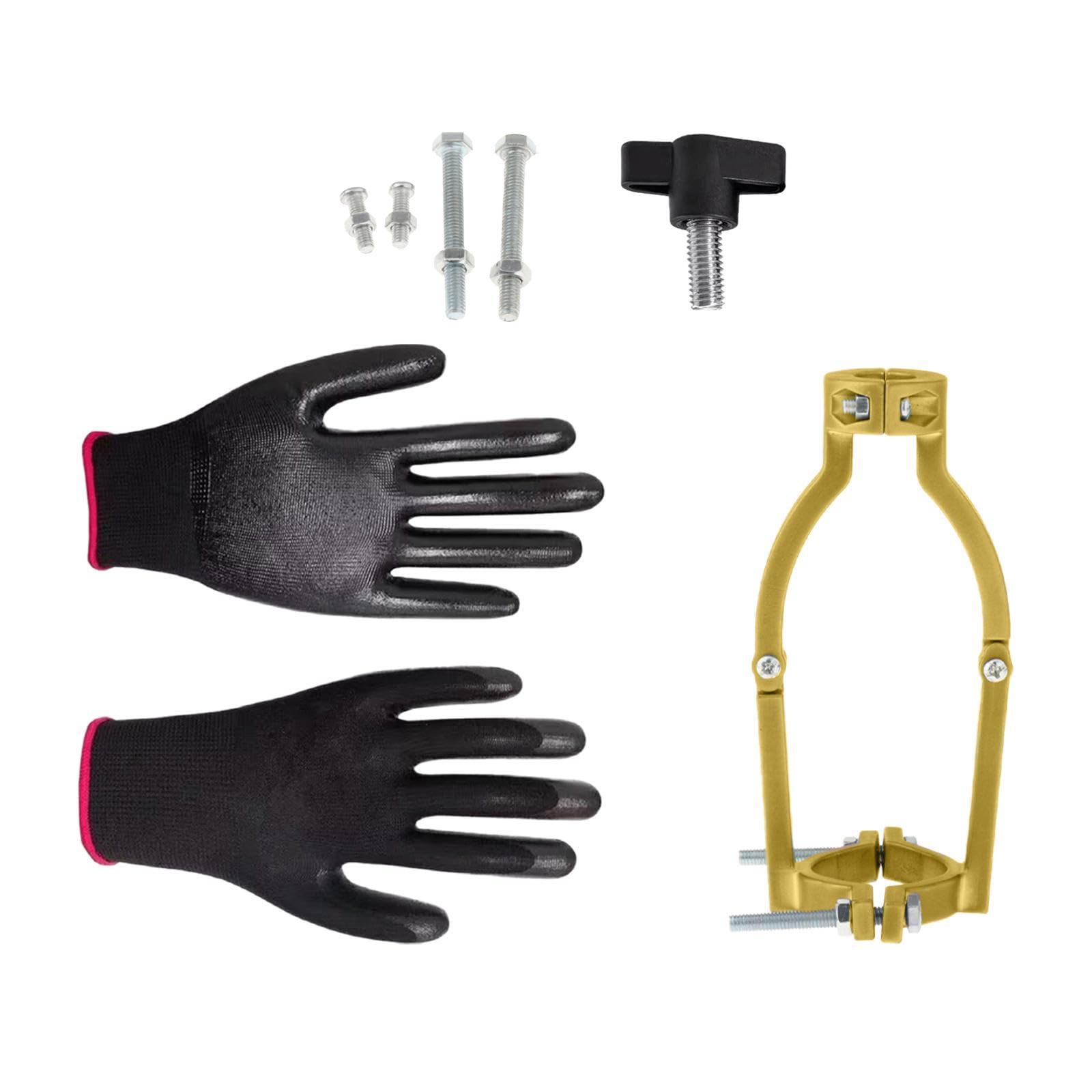 Yixannx Robust Square Hole Drill Fixed Bracket Adjustable Clamp Tool For Achieving Precision Woodworking Solutions Square Hole Drill Fixed Bracket Stainless