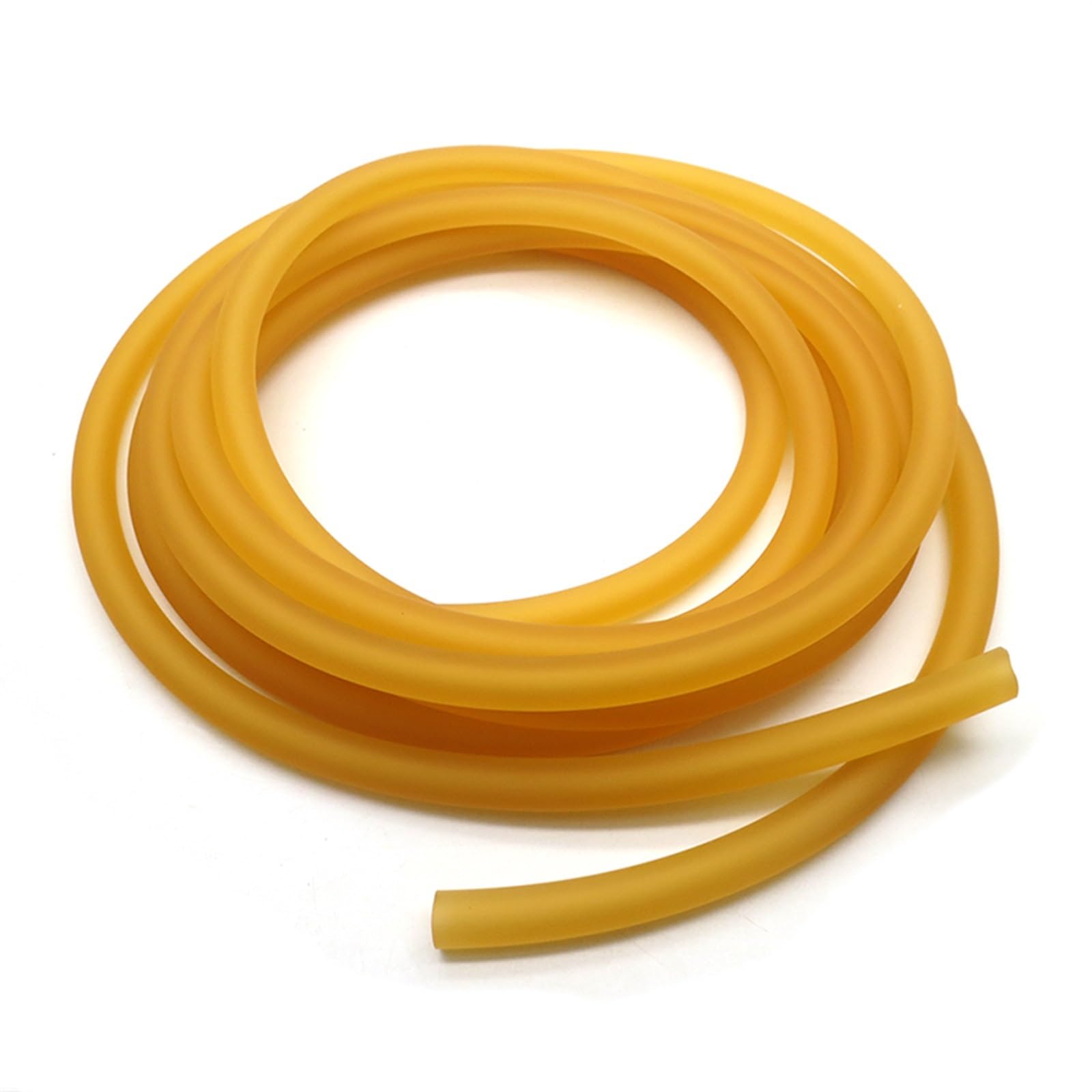 flexiable rubber Latex Tube Rubber Band 1 meter 5 meter Natural Latex Elastic Rope for Training Rope 3mm x 8mm High Elastic Tubing Band drain elastic (Color : Yellow, Size : 1Meter)