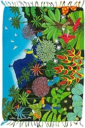 Canga Praia Gigante de Pão De Açucar Rio, 100% Viscose