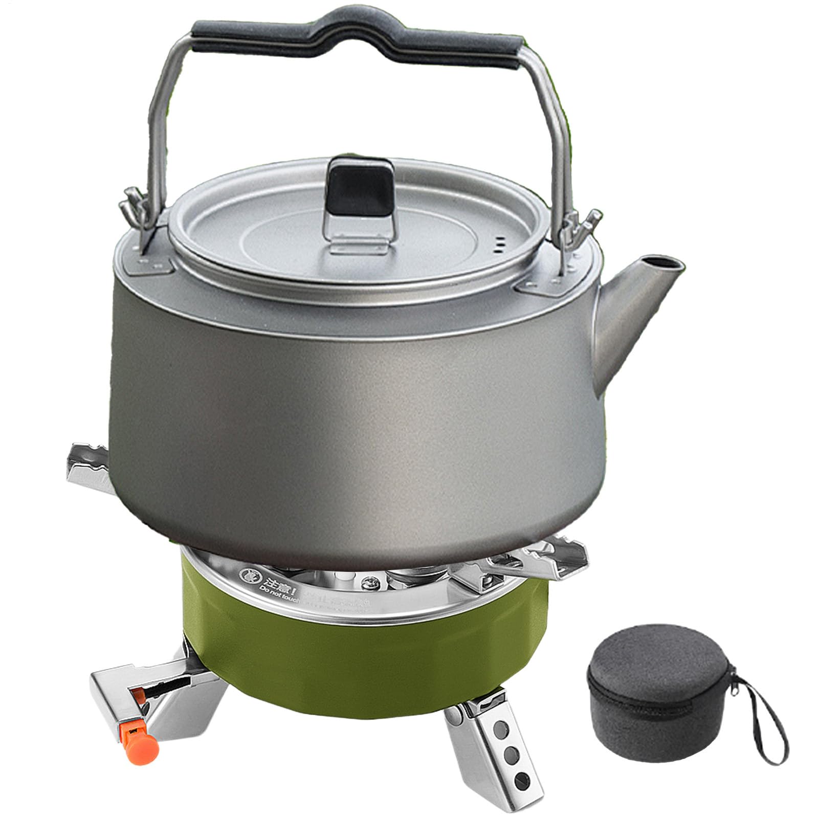 Réchaud de camping compact brûleur 6800W puissant appareil de cuisson pliable de plein air