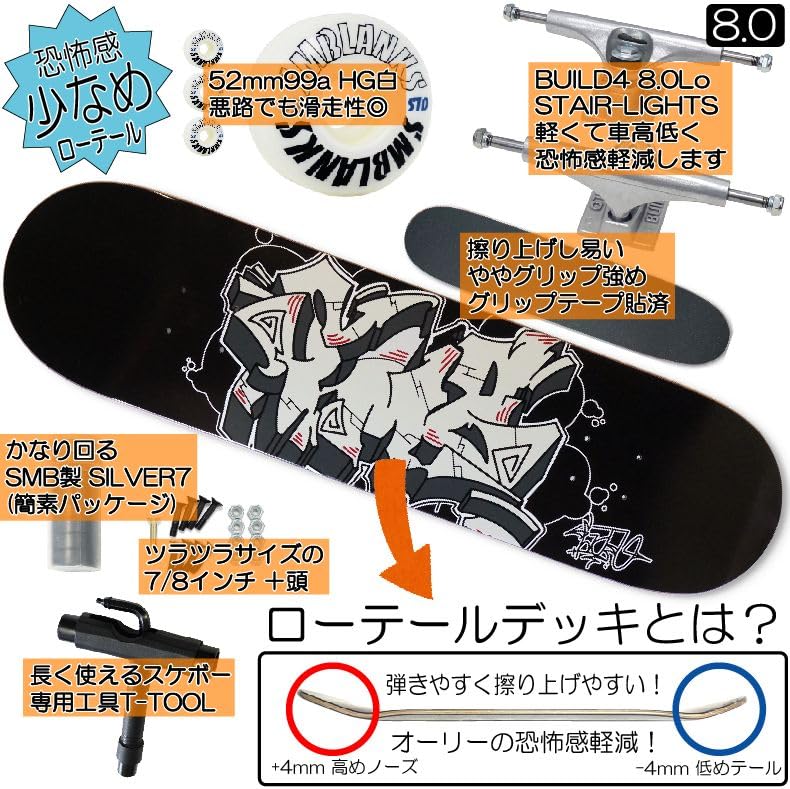 Amazon | //恐怖感低減 DIY コンプリート//SMBLANKS製 8.0インチ GR2黒