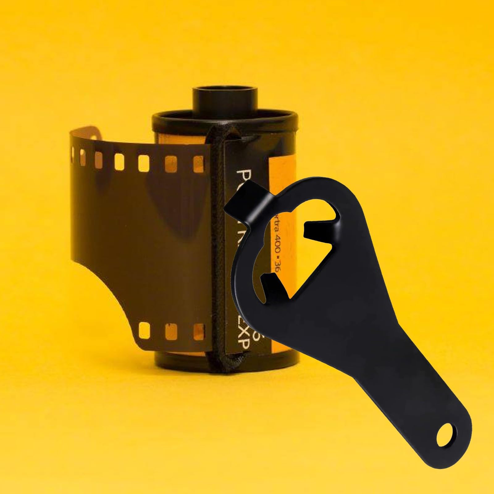 Cassettes de film de 35 mm - Ouvre-cartouche - Accessoires de développement de chambre noire - Outil d'ouverture de film avec poignée ergonomique - Outils de traitement de studio photo