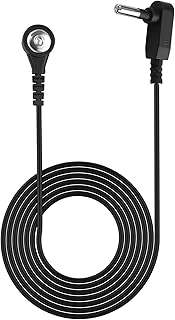 TIENFOKOTA Grounding Cable Replacement Wire Suitable for grounding Products,3.5mm Female Snap Connector,Ideal for Grounding Mats, Sheets (A grounding Wire)