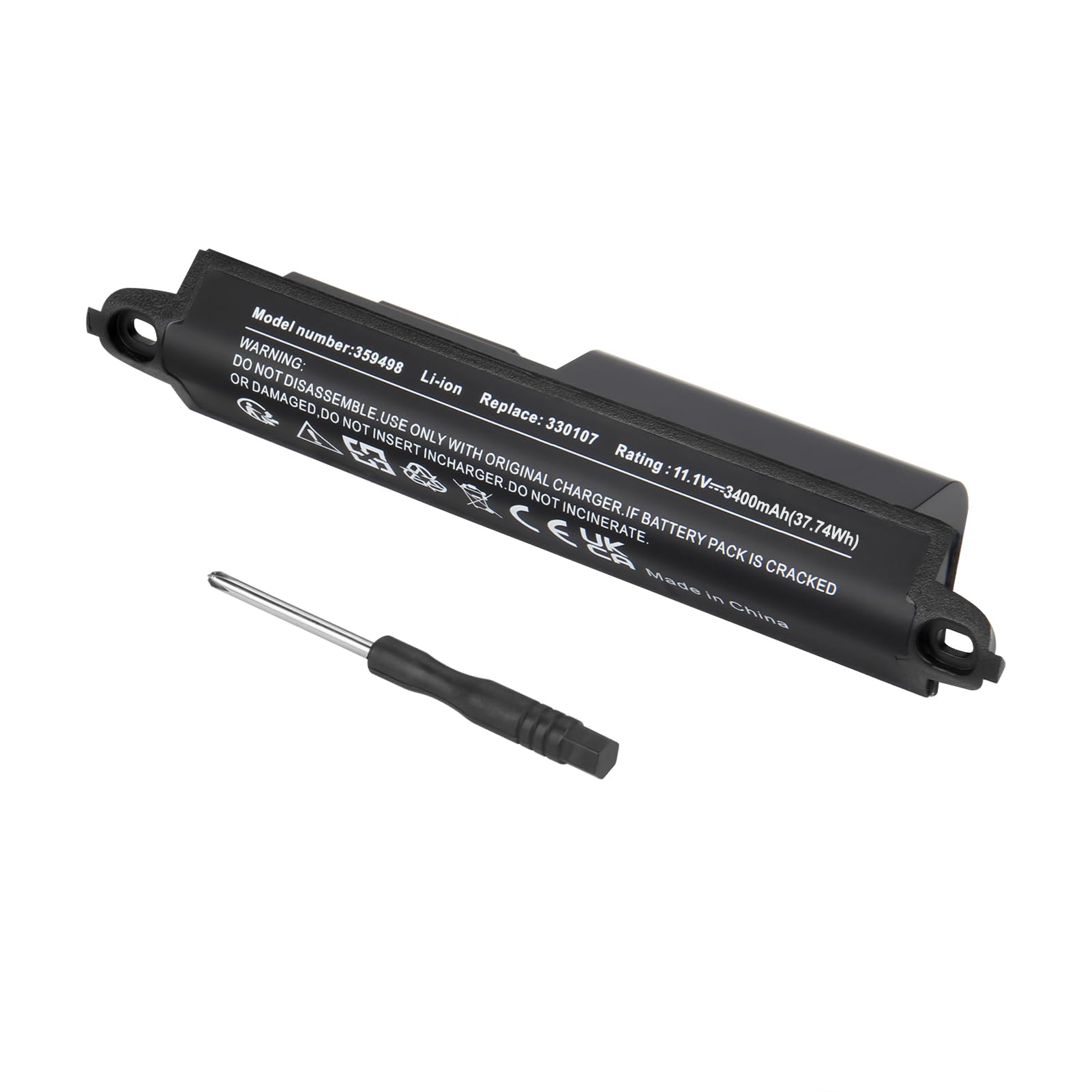 11.1V 3400mAh 359495 Batterie pour Bose SoundLink III 330107 359498 330107A 359495 330105 330105A Batterie de rechange pour Bose SoundLink Bluetooth Mobile Speaker II 404600