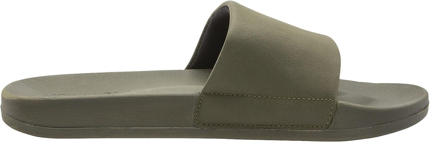 Volcom Women's Volcation Slide Sandals – Recliner Comfort Foam Footbed, Padded Strap Slip-on Slides