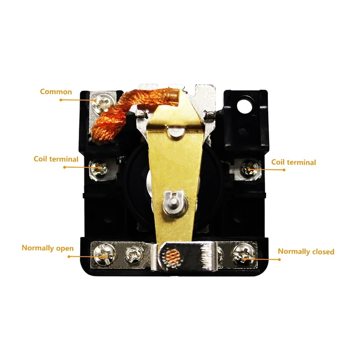 WJ183 DC 12V 24V SPDT for air Conditioning Plotter stabilizer JQX-62F-1Z 100A 30A 1NO 1NC Motor Control Electromagnetic Relay(Normal Open,24VDC)