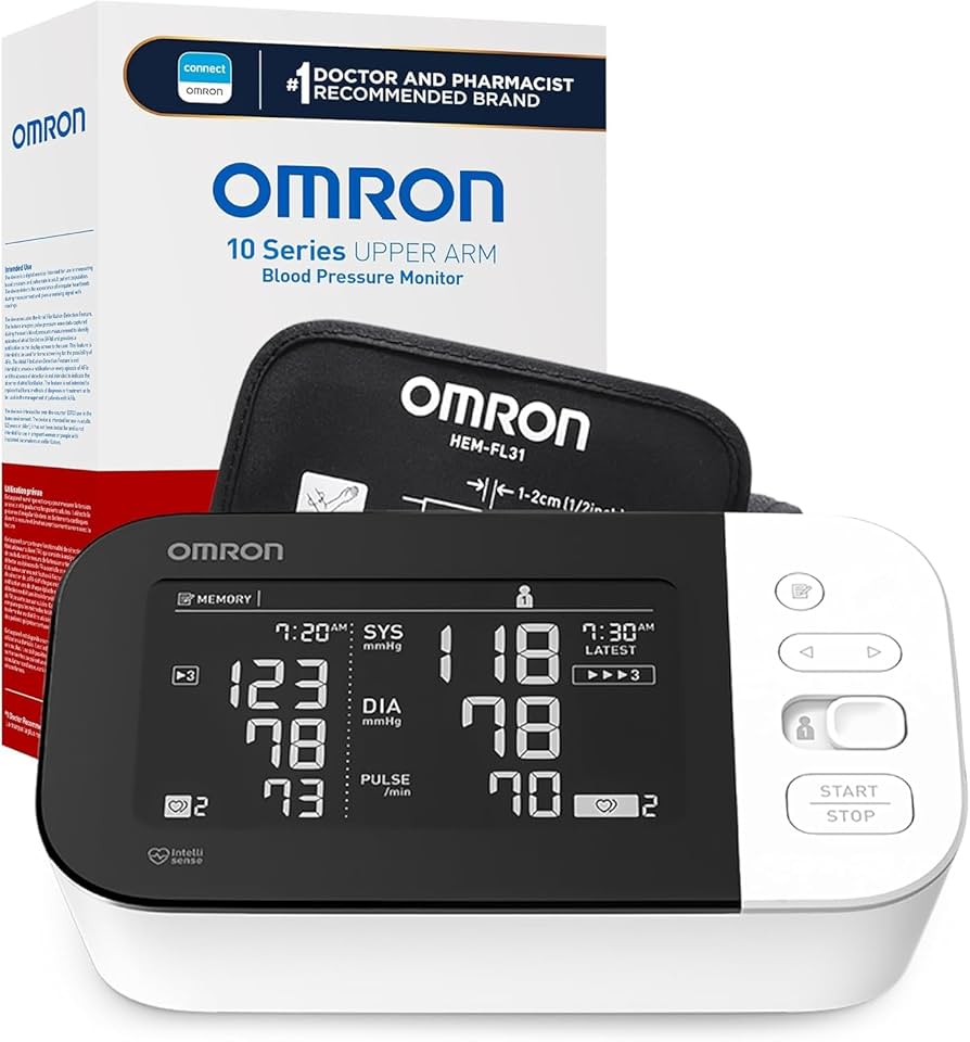 Omron 10 Series Wireless Upper Arm Blood Pressure Monitor : Amazon.co.uk