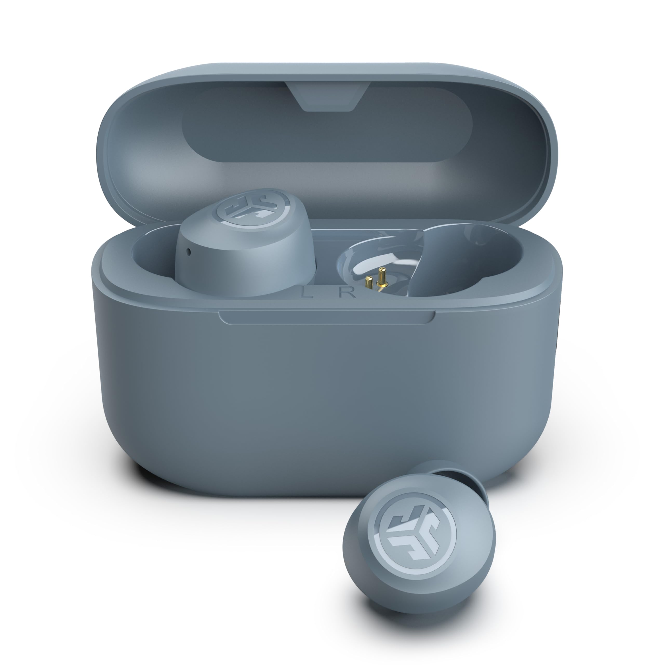 JLab Go Air Pop+ Auriculares Inalambricos Bluetooth, Wireless Earbuds 35+ Horas Rendimiento con Caja de Carga - Audifonos Bluetooth Inalambricos con Micrófono, Dual Connect, App, Negro Medianoche — view 24