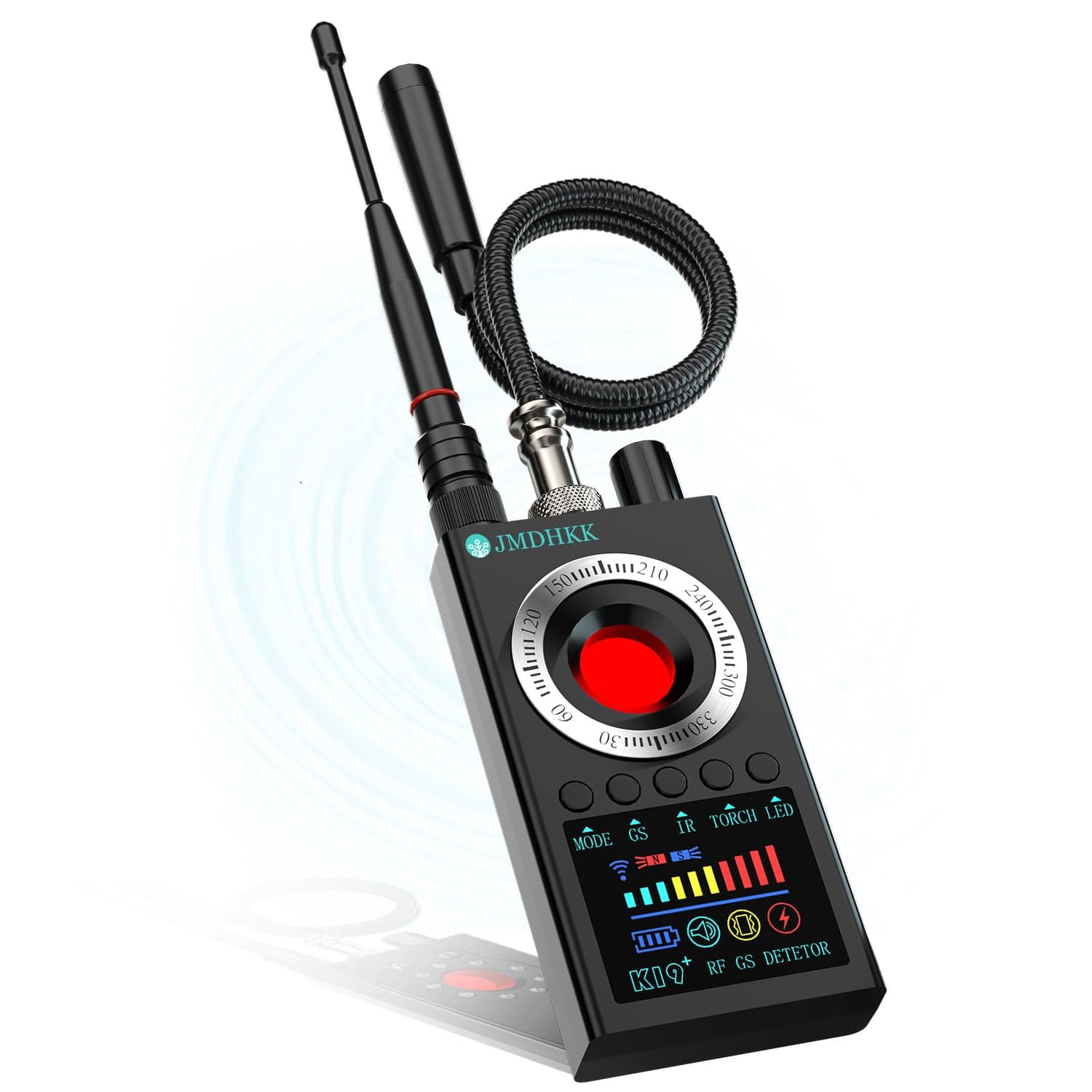 JMDHKK K19 Rilevatore di Telecamere Nascoste, Dispositivo Multi-Funzionale per la Protezione della Privacy con Rilevamento Magnetico, Segnali Wireless
