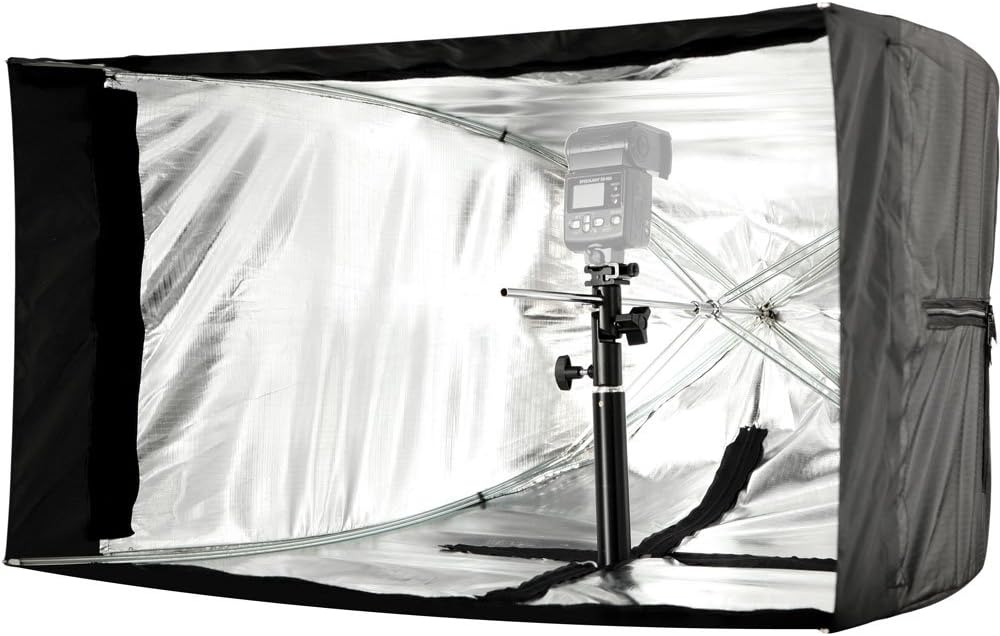 Black Friday Sale 2022 Westcott 2338 Apollo Strip Speedlite Kit (Black/Silver)
