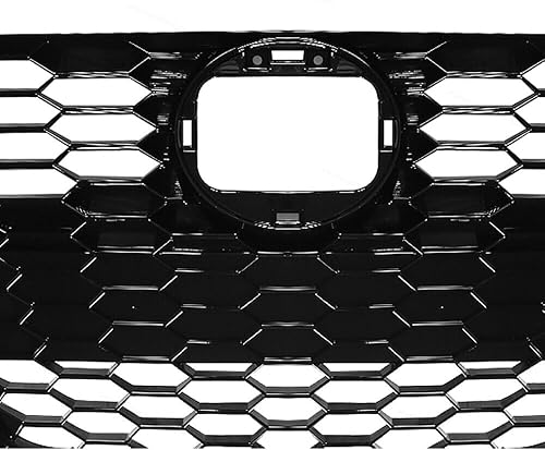 Miniatura 6 de Tyrigion Parachoques delantero negro con rejilla cromada panal para Nissan Altima NI1200292 2019 2021