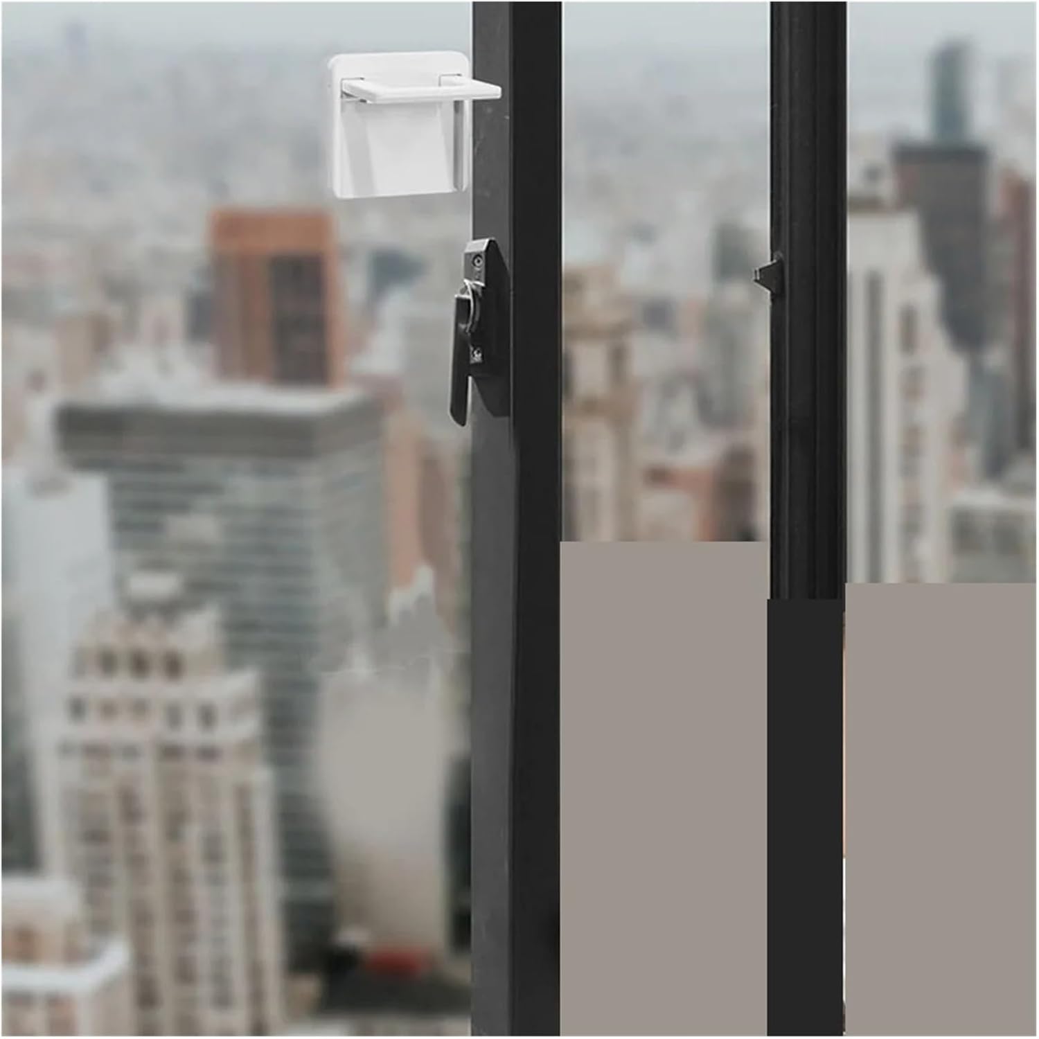 Window Limiter Sliding Door Window Limit Lock Punch-Free Paste Multifunction Protection Drawer Cabinet Locks