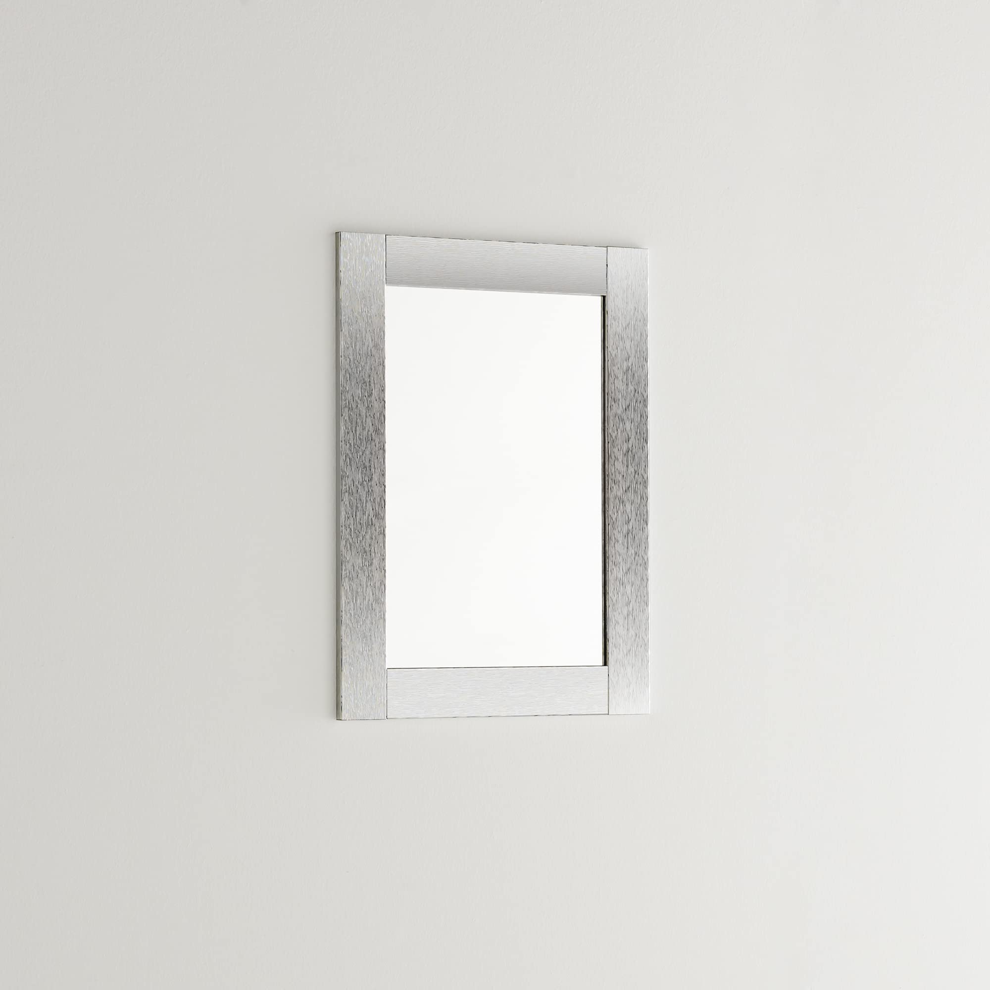 ARHome Specchiera Luxury, 76 x 56, Argento Lucido, Specchio da Parete, Made in Italy