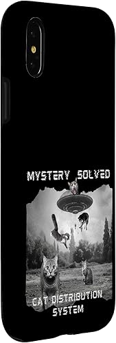 Miniatura 6 de iPhone 1212 Pro Alien Cat Mystery Solved Funny UFO Case