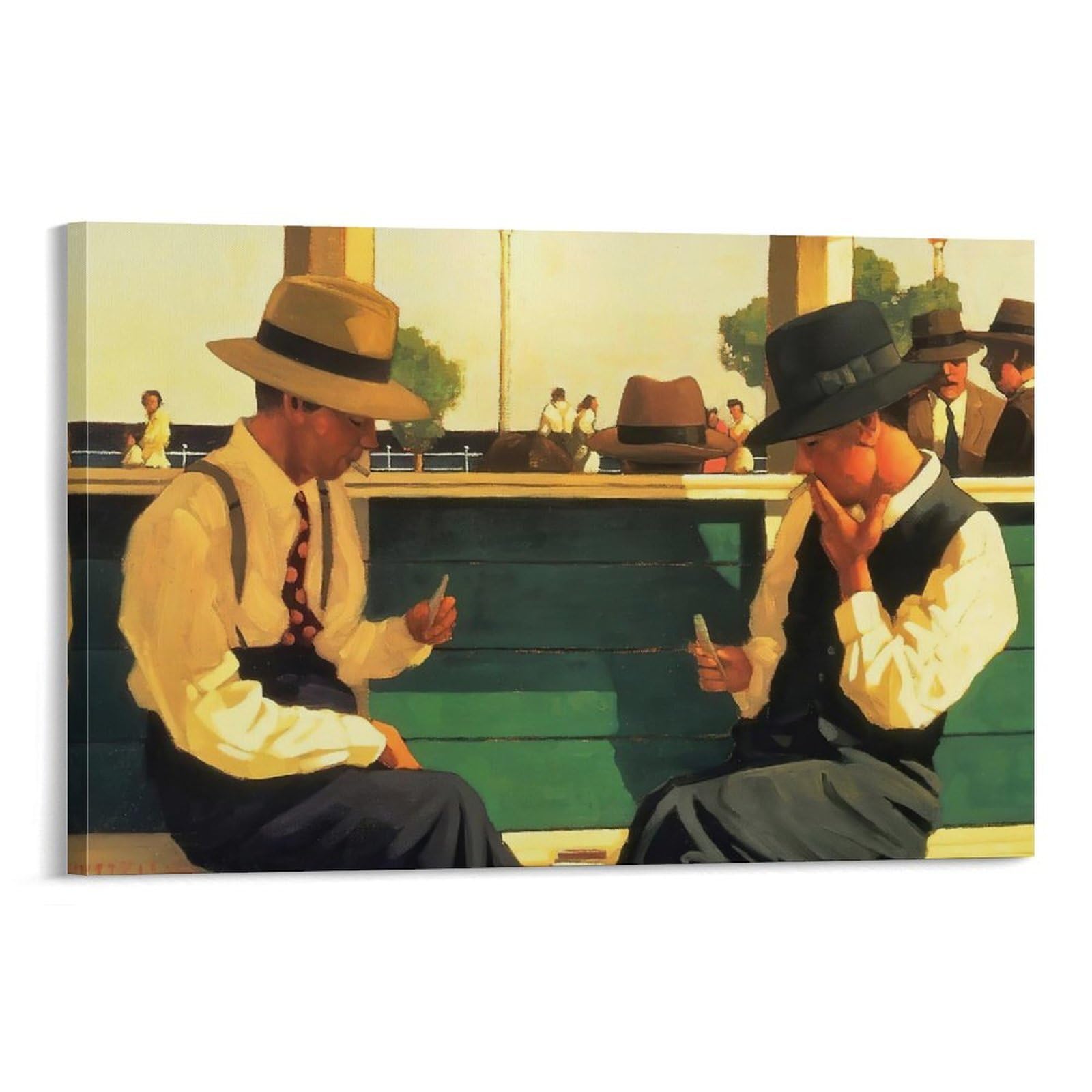 The Duellist by_Jack_Vettriano Wall Art Prints Poster23 Artworks Canvas Room Aesthetic Wall Art Prints Decor Framed-unframed 20x30inch(50x75cm)
