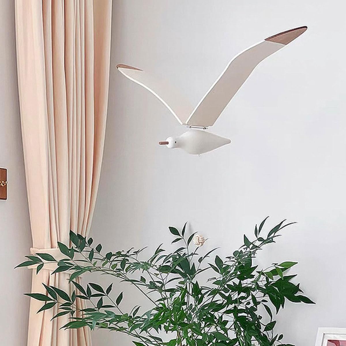 FOMIYES Hängedekoration mit Vogelfigur Weiße Bett Hängedekoration Feine Verarbeitung und Sicheres Material für Flur und Hochzeit Deko
