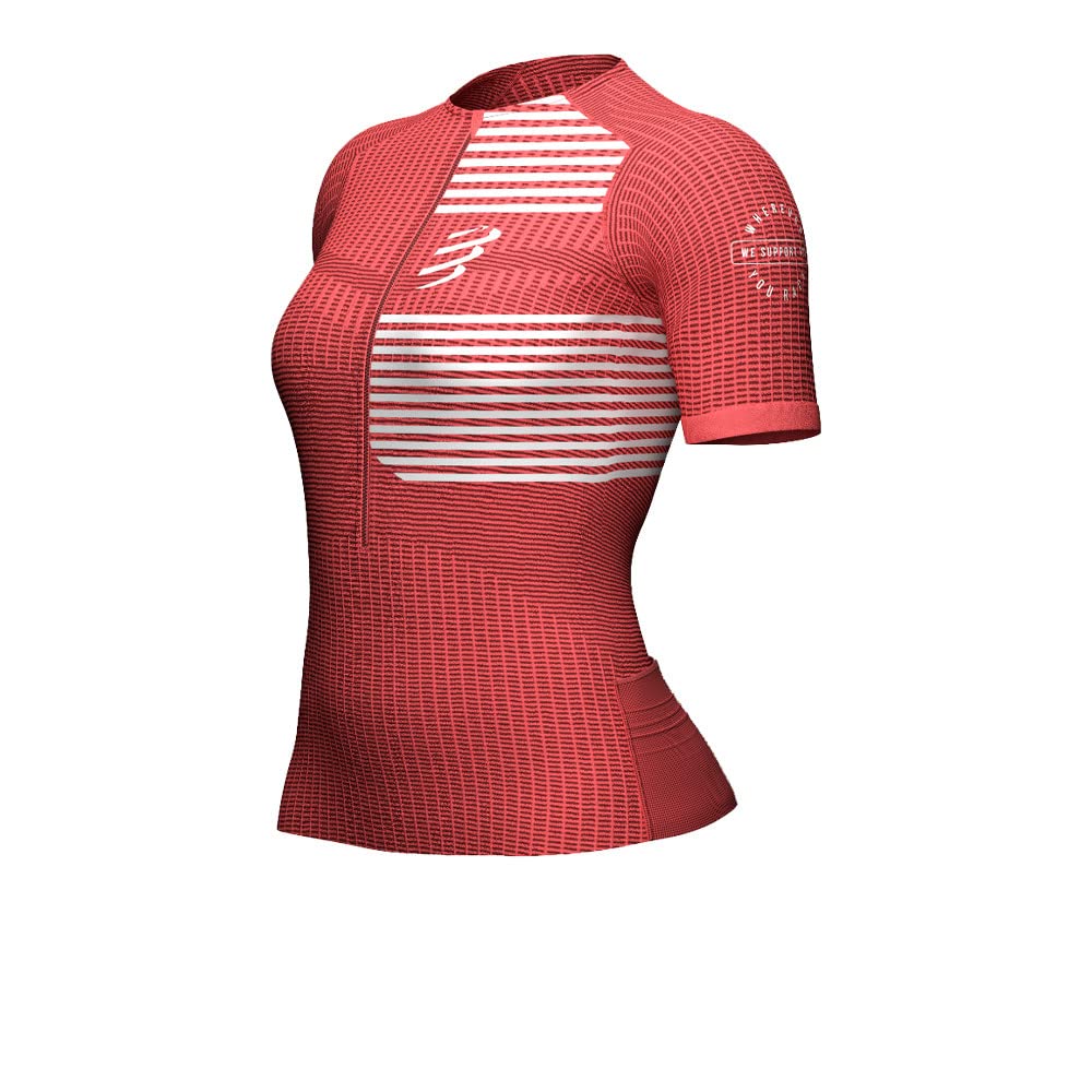 Compressport Women's Coral Triathlon Postural Short Sleeve Top