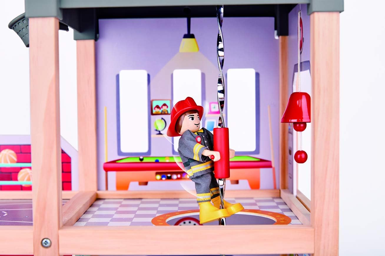 Toy Hape Large Fire Station Playset 