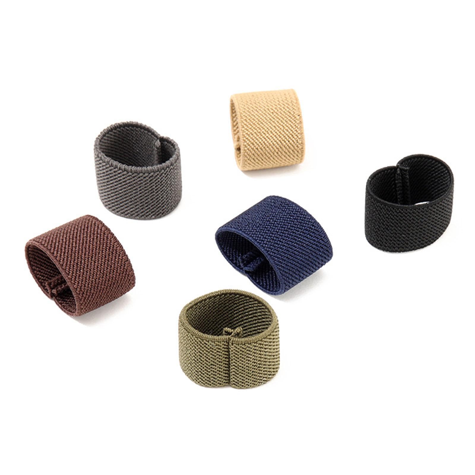 CALANDIS 10x Elastic Belt Keepers Strap Retainer Band for Pants Belt Nylon Belt Loops Black | 10 elastic belt loops | (B0DFCTS6YD) Amazon Price History, Amazon Price Tracker