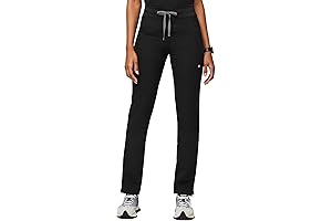 YOLA High Waisted Skinny Fig Scrub Pants for Women