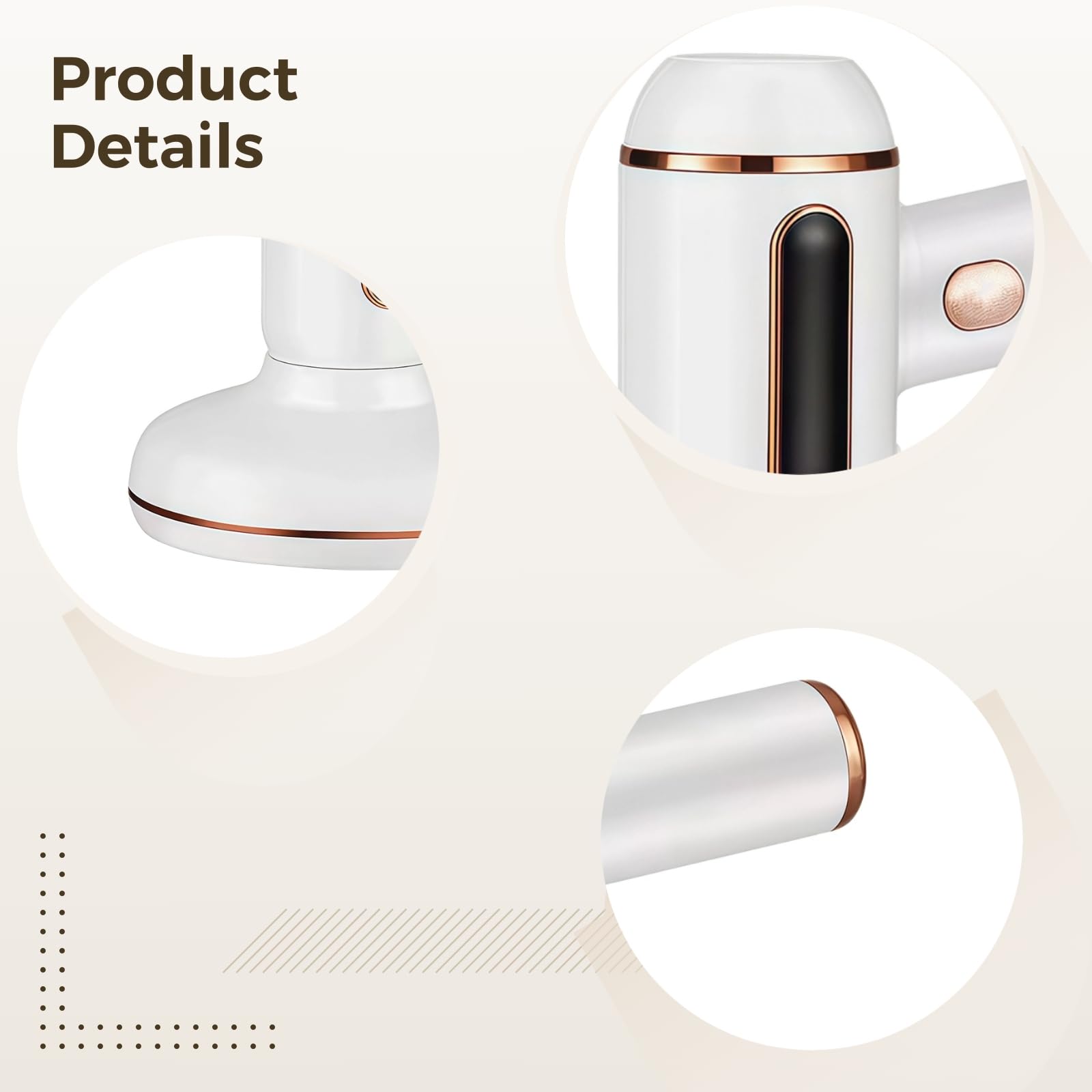 Aspirapolvere portatile per la pulizia del materasso, potenza 120 W, pulitore antiacaro con batteria da 1800 mAh, ricaricabile tramite USB wireless, ideale per casa e auto