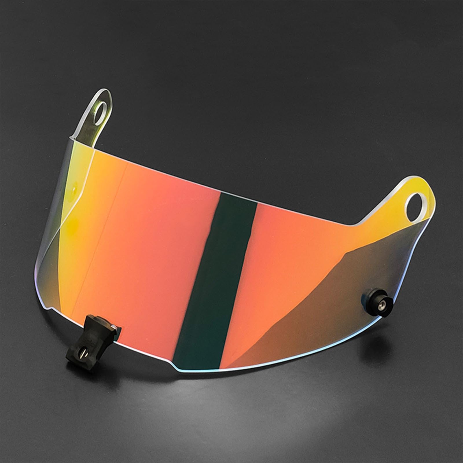 Motorcycle Motorcycle Helmet Face Shield for STILO ST5,Tinted Anti-Scratch Visor Replacement, Style Protection Lens, Multi‑Colour Options Helmet Accessories,D Gold Red(B Aurora Red)