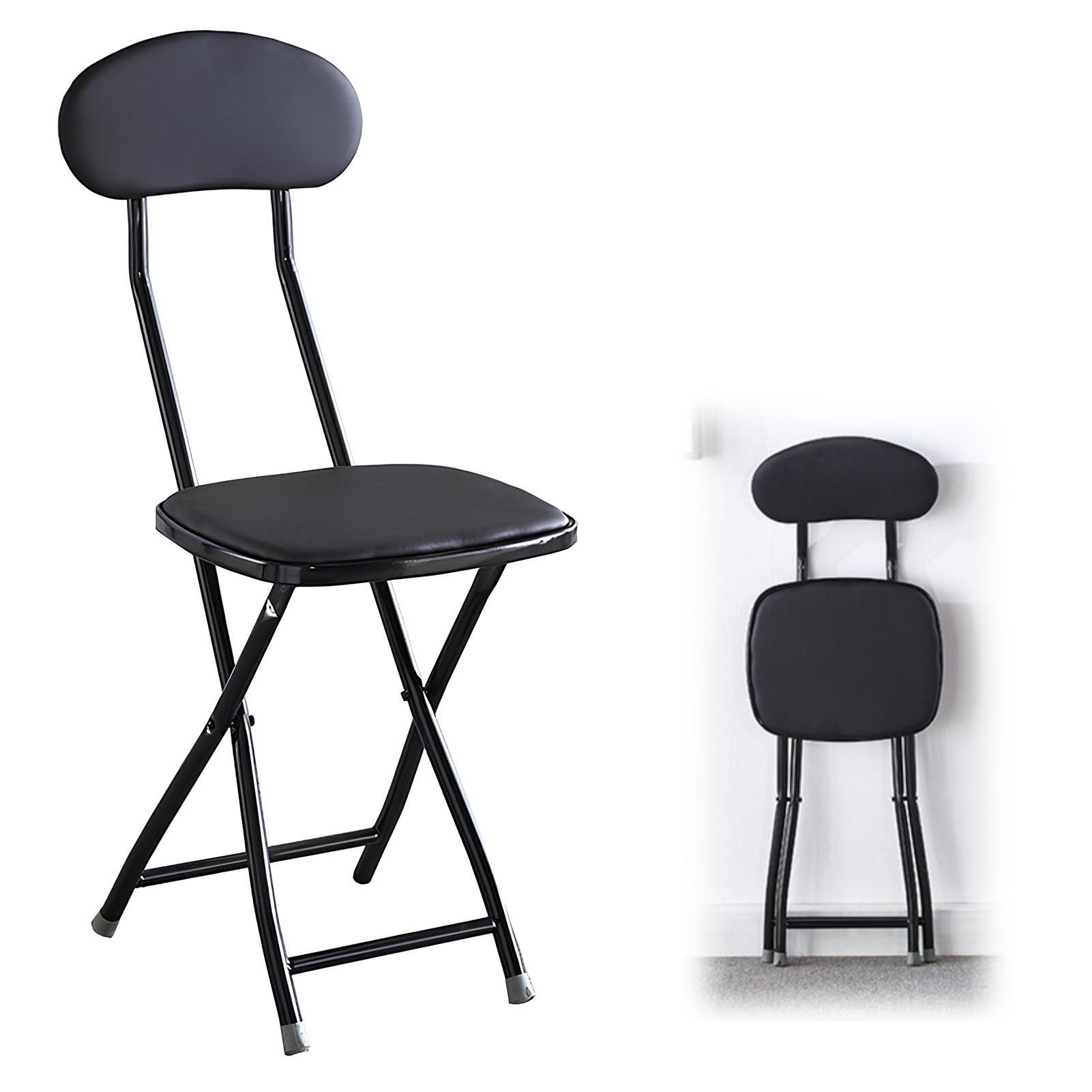 Tabouret de bar pliable rembourré pour optimiser l'espace des petits studios