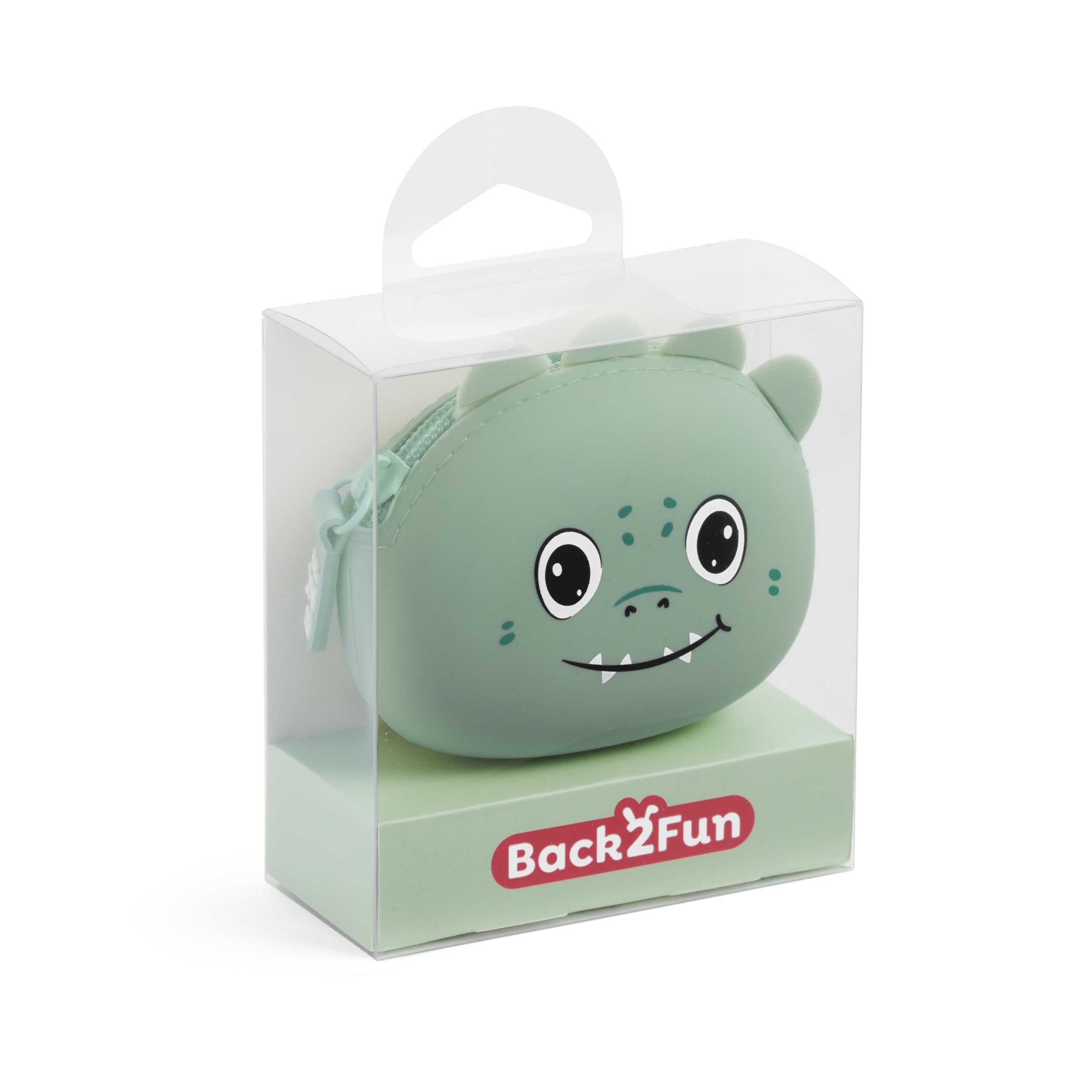 Monedero de Silicona Suave 90x70x35mm Cremallera Portamonedas Pequeño Animalitos Regalo Escolar