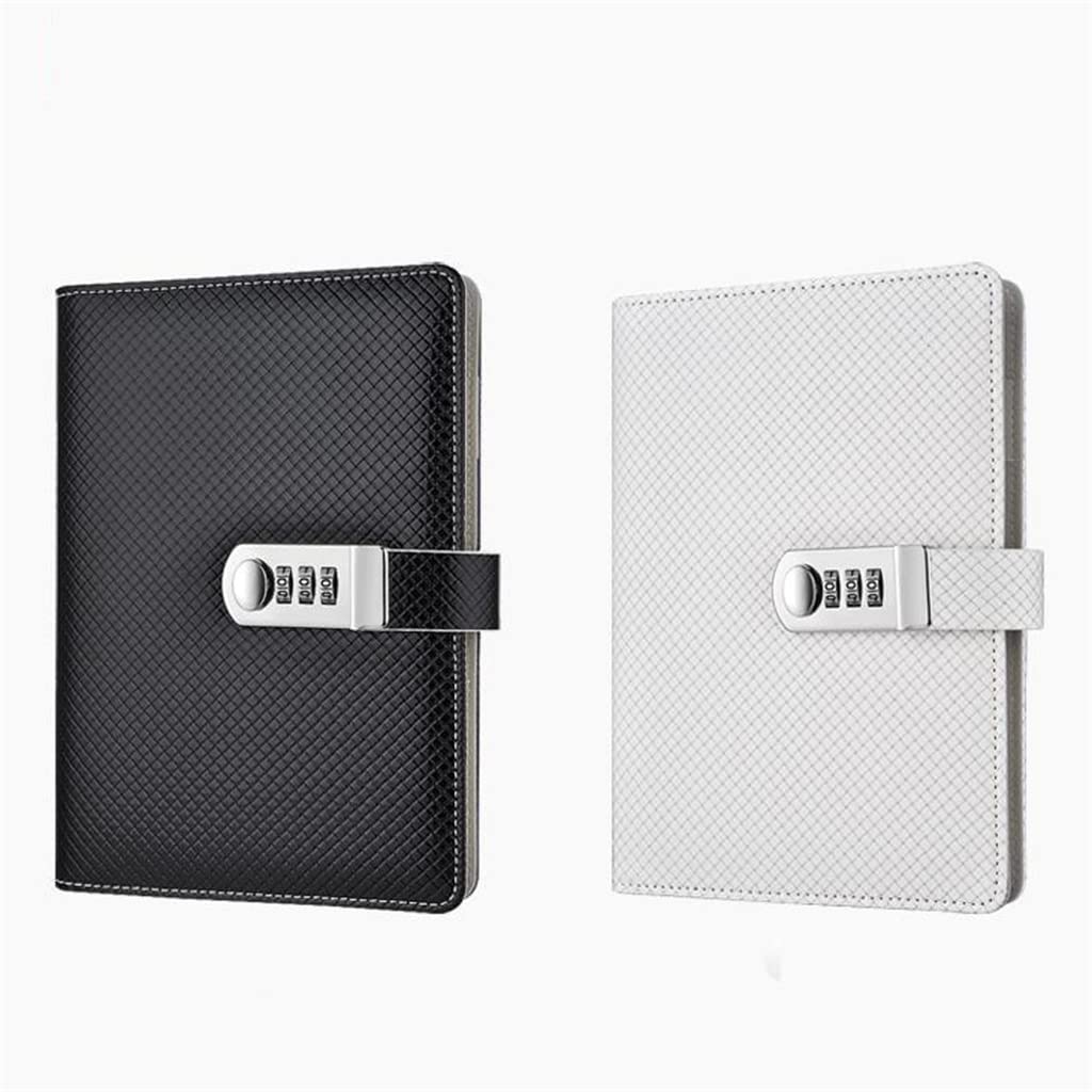 Notesy Planner Hasło Agenda Pamiętnik papierniczy z zamkiem Notatnik na szkolne artykuły biurowe (Argento Talla ?nica)
