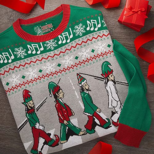 The Ugly Christmas Sweater Company Holiday Ugly Xmas Crew Sweaters For Men (Emerald, Large) #TOP2