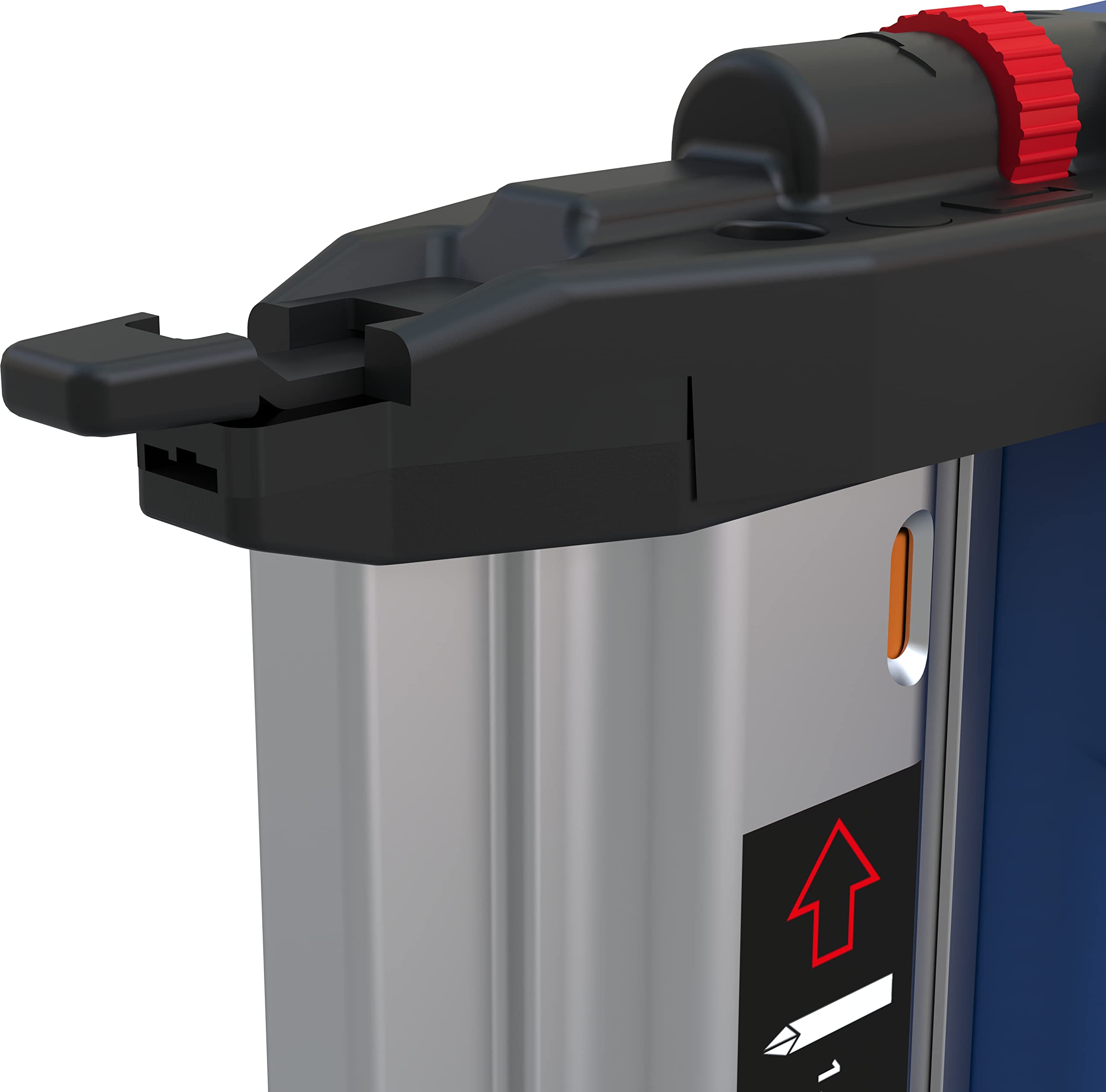 Güde Morsetto a batteria e chiodatrice KN 18-0 (18 V, spessore penna: 1 mm, lunghezza massima del chiodo: 50 mm, colpi/minuto: 80 pezzi, display caricatore, luce LED, Softgrip e clip per cintura,