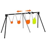 Highwild Expandable AR500 Steel Targets System 3/8" Thick Steel Shooting Targets with Stand and Modular Extension Brackets, All Parts Replaceable Separately for Outdoor Range and Shooting Practice (2)
