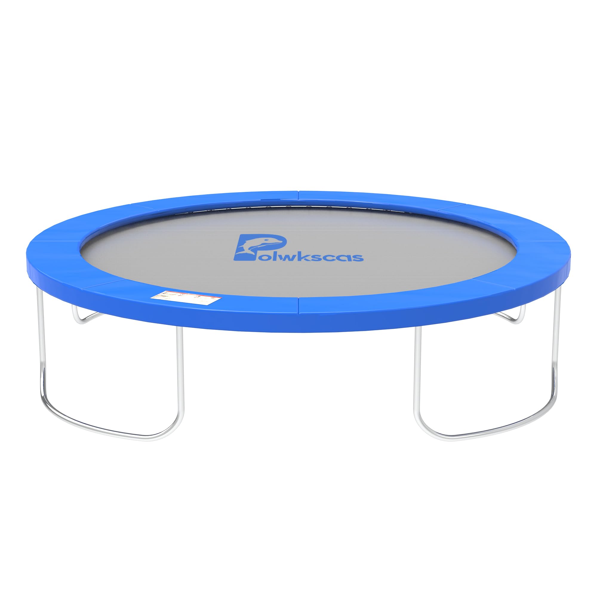 Trampoline Pad, 10ft 12ft 14ft Trampoline Replacement Safety Pad, Waterproof and Tear-Resistant Safety Spring Cover Round Frame Pad, No Hole for Pole, Trampoline Pad Replacement (Blue, 14FT)