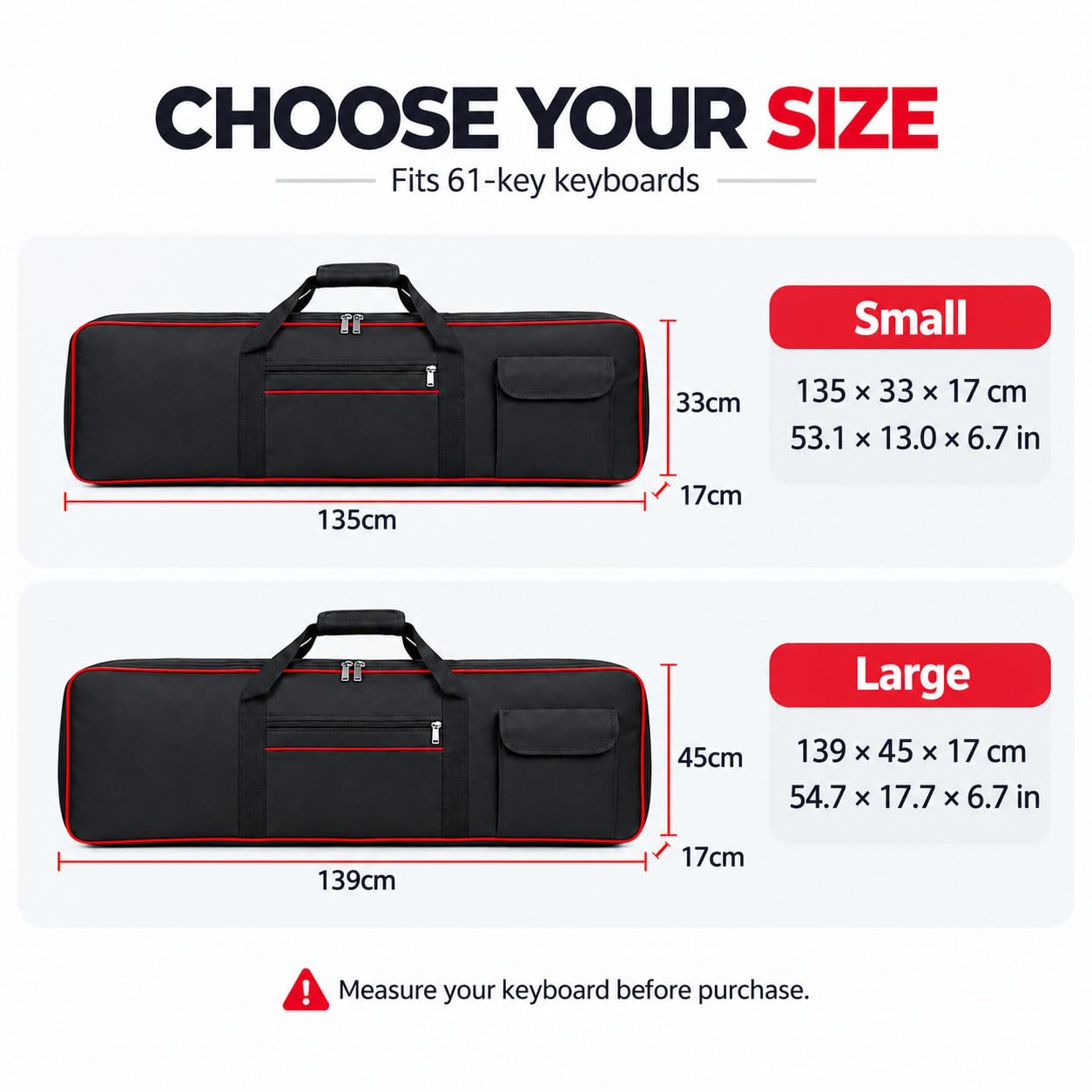 Keyboard Tasche 88 Tasten für Roland FP-60 2017-2020