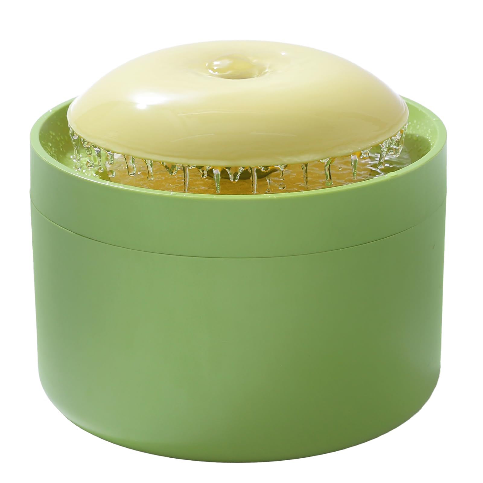 jovani Green Cat Water Fountain, Pet Water Fountain with 2.2L/ 78oz Large-Capacity, Ultra-Quiet Water Fountains for Cats Indoor, Easy to Clean&Assemble